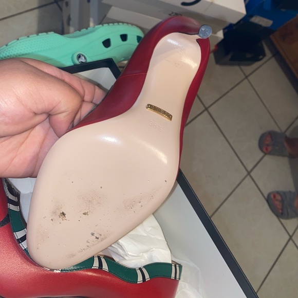 Gucci Yoko Snake leather pumps - Picture 5 of 5